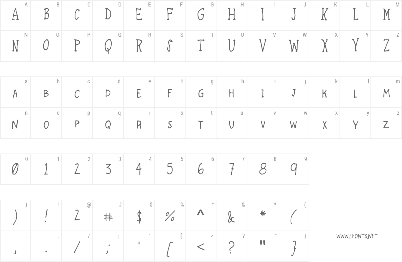Font Traveling Through preview